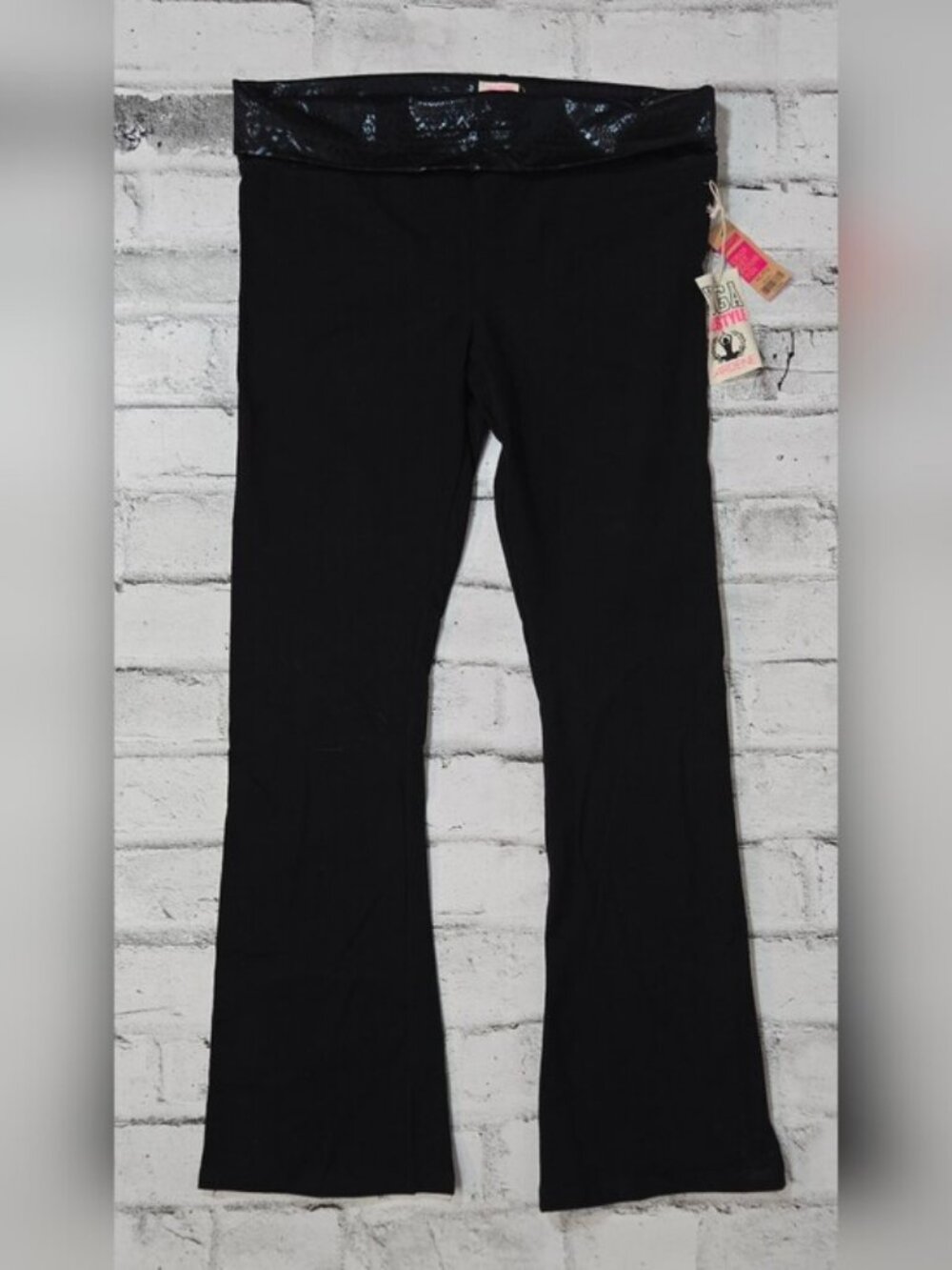 Vintage Ardene Yoga Lifestyle Flare Yoga Pants NWT Black XL